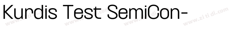 Kurdis Test SemiCon字体转换